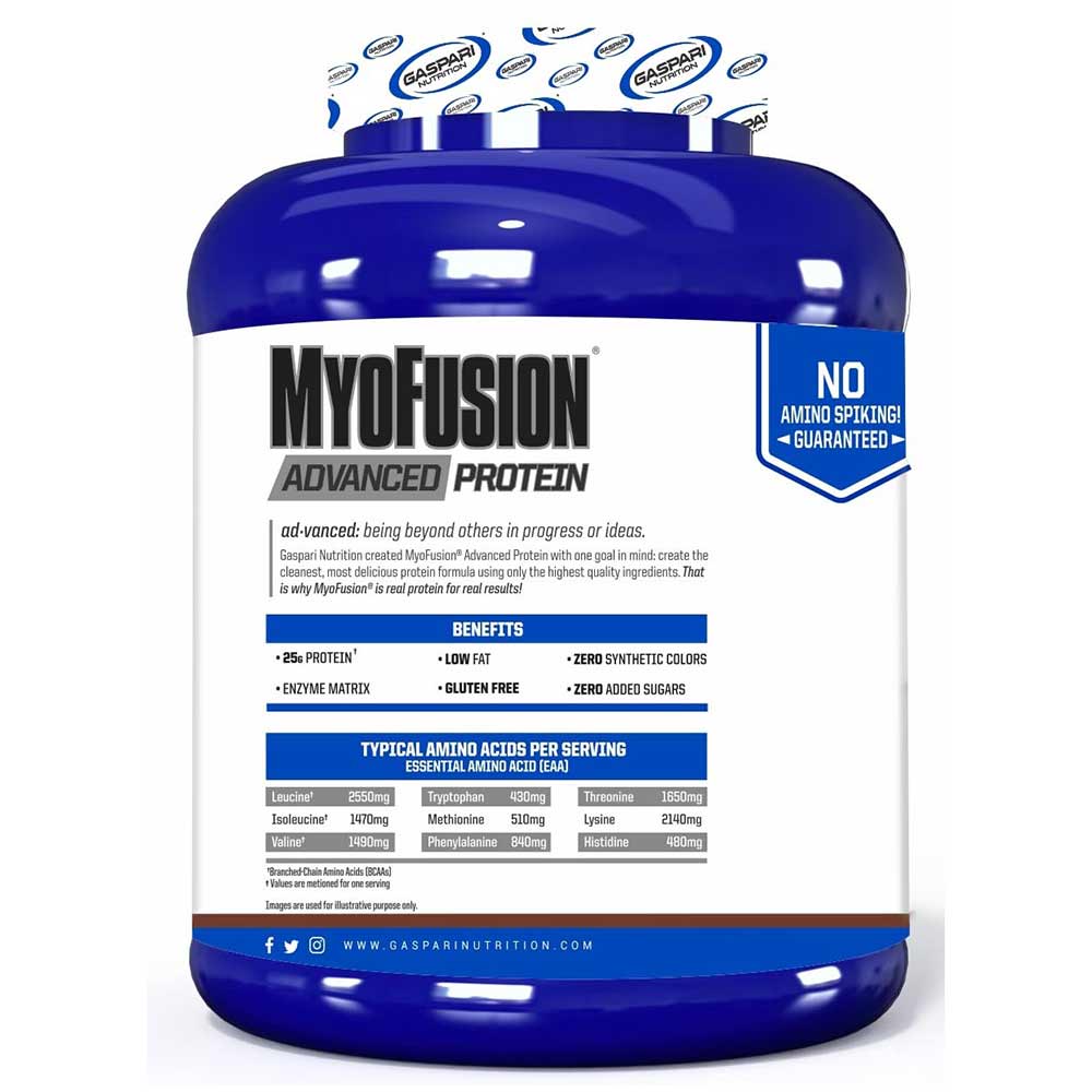 3 - Gaspari Nutrition Myofusion Advanced Protein,  4.4 lb  Rich Chocolate 