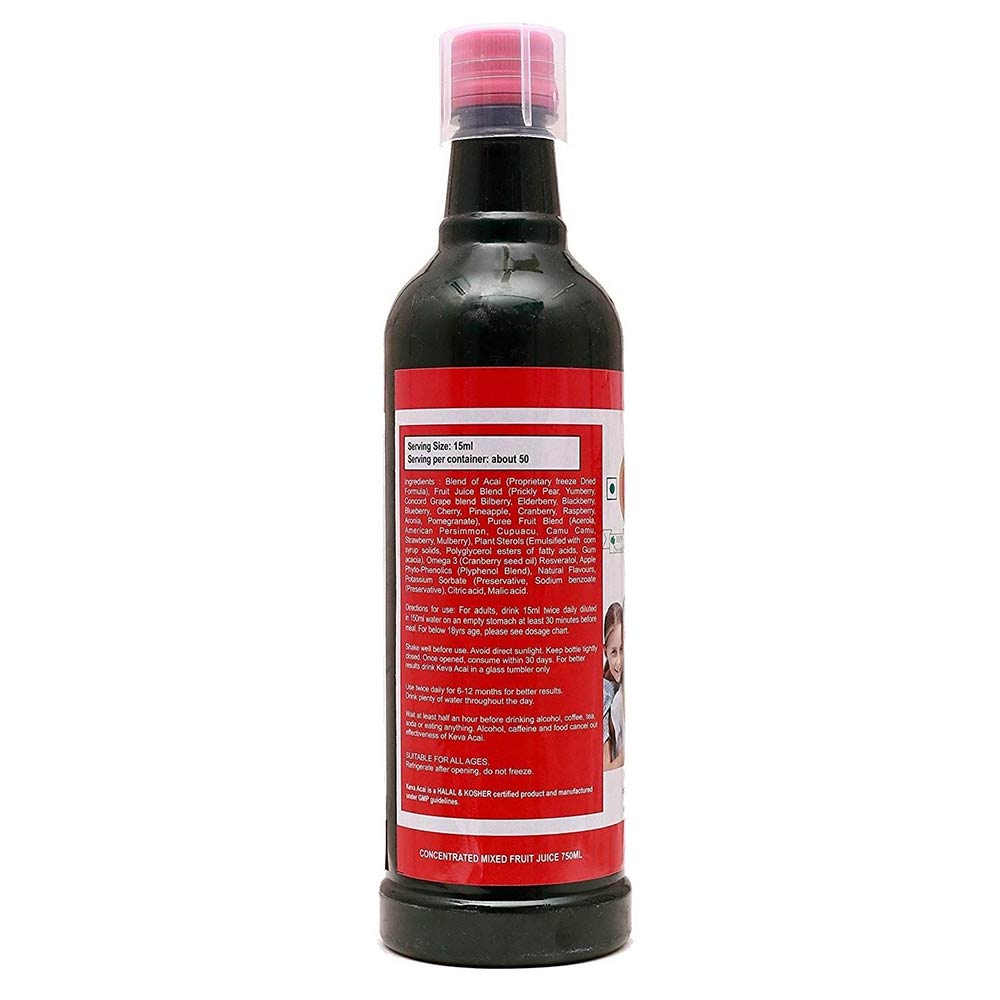 2 - Keva Acai Berry Juice,  Natural  750 ml 