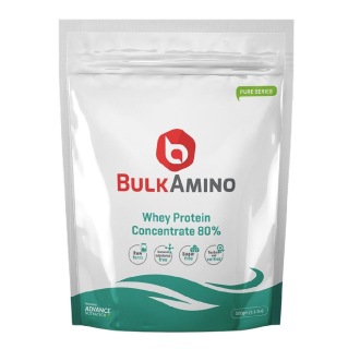 Advance Nutratech BulkAmino Whey Protein Concentrate 80%, 1.1 Lb Unflavoured