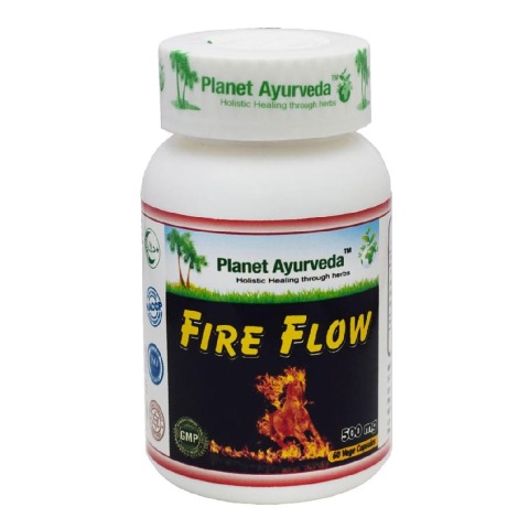 1 - Planet Ayurveda Fire Flow 500 mg,  60 veggie capsule(s) 