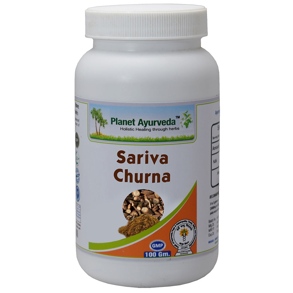 Planet Ayurveda Sariva Churna,  100 g 