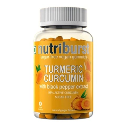 1 - Nutriburst Turmeric Curcumin,  60 gummies 