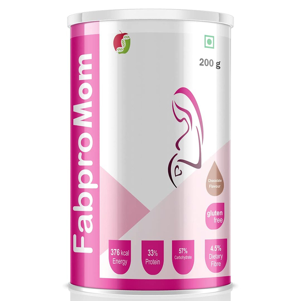 1 - Friska Nutrition FabproMom Protein Powder,  Chocolate  0.44 lb 
