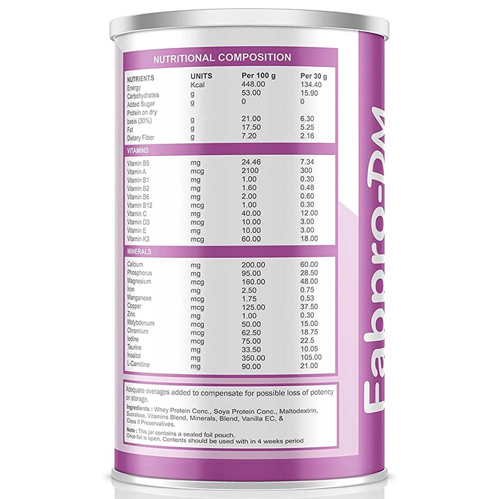 2 - Friska Nutrition Fabpro DM,  400 g  Vanilla 