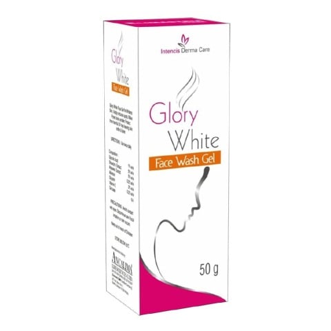 Intencis Derma Care Glory White Face Wash Gel,  50 g  All Skin Type 