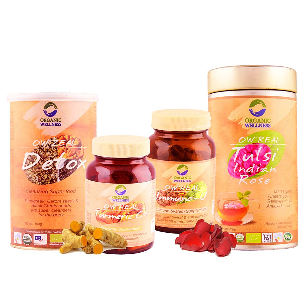 1 - Organic Wellness Immunity Kit Assortment,  4 Piece(s)/Pack 