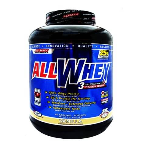 Allmax All whey,  5 lb  Vanilla 