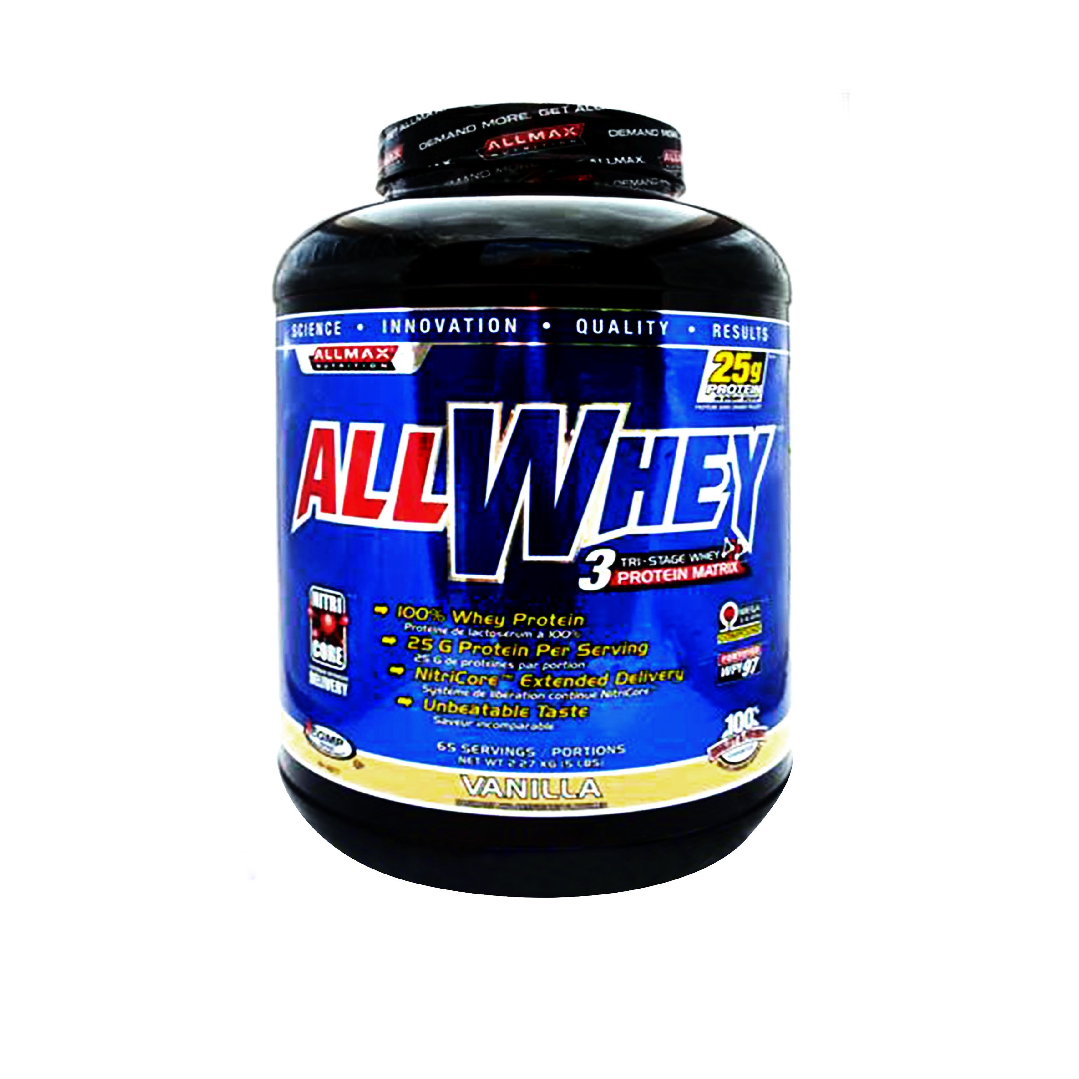 Allmax All whey,  5 lb  Vanilla 