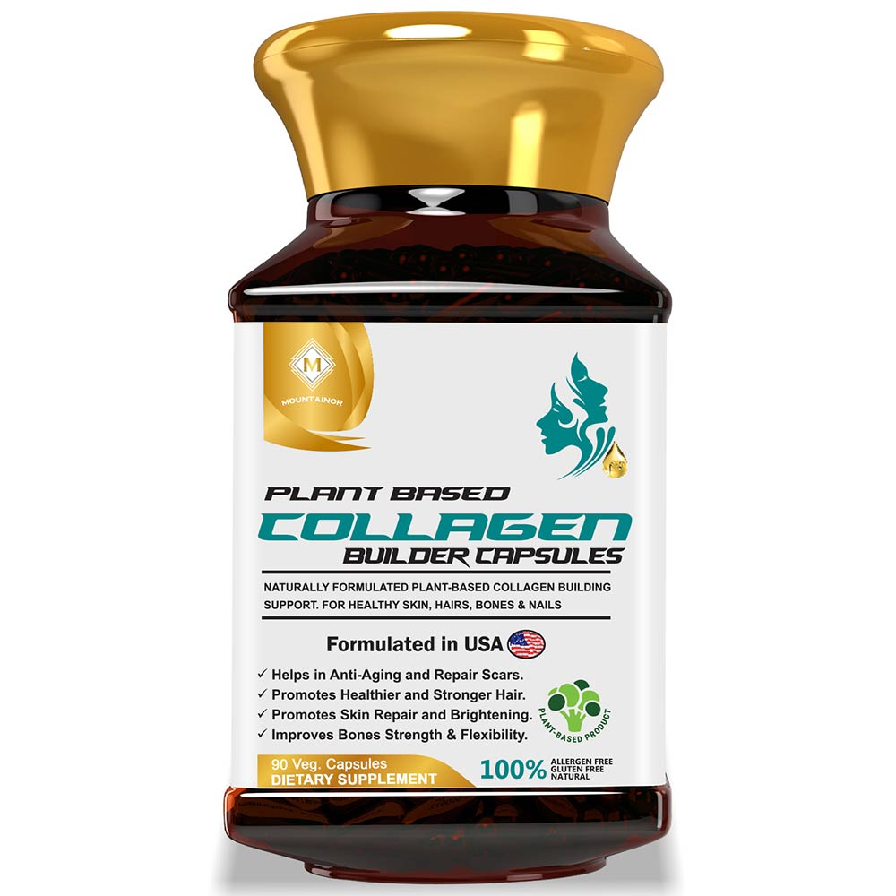1 - Mountainor Plant Based Collagen Builder,  90 capsules  Unflavoured 