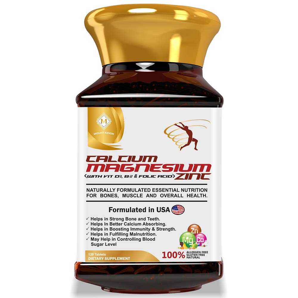1 - Mountainor Calcium Magnesium Zinc,  120 tablet(s)  Unflavoured 
