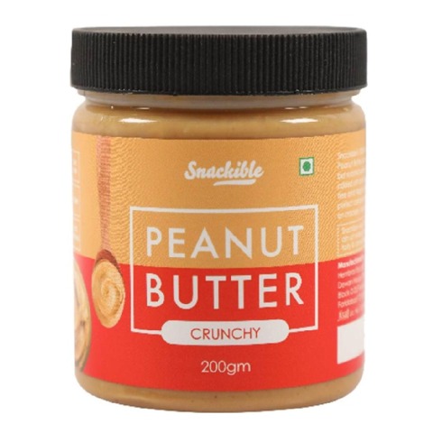 1 - Snackible Peanut Butter, 200 g Crunchy