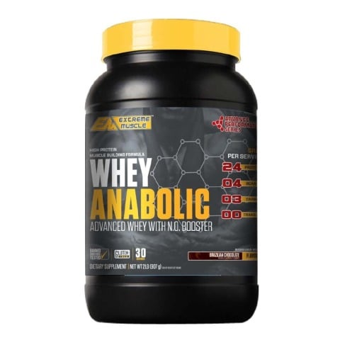 Extreme Muscle Advance Performance Series Whey Anabolic, 2 lb Brazilian Chocolate Extreme Muscle Advance Performance Series Whey Anabolic, 2 lb Brazilian Chocolate