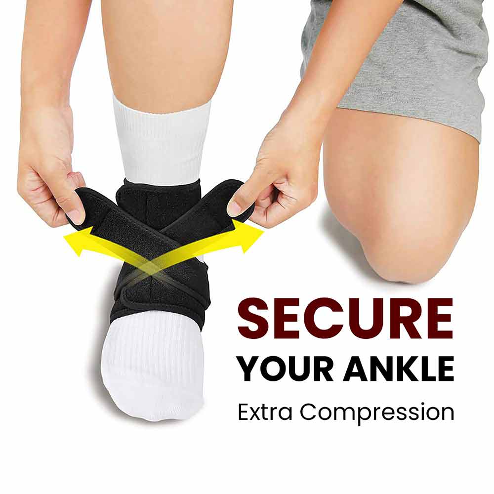 2 - Boldfit Ankle Support,  Black  Free Size 