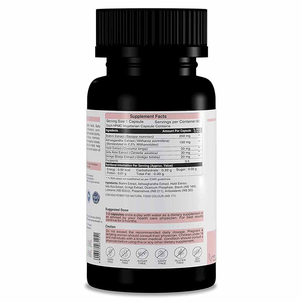 2 - Herbs & Health Brain Care,  60 capsules 