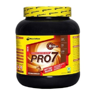 MuscleBlaze PRO7 Protein Blend SPL, 2.2 lb Rich Milk Chocolate