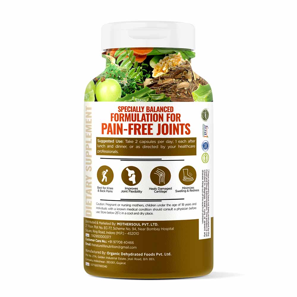 3 - NatureLife Nutrition Plant Based Joint Support,  120 capsules 