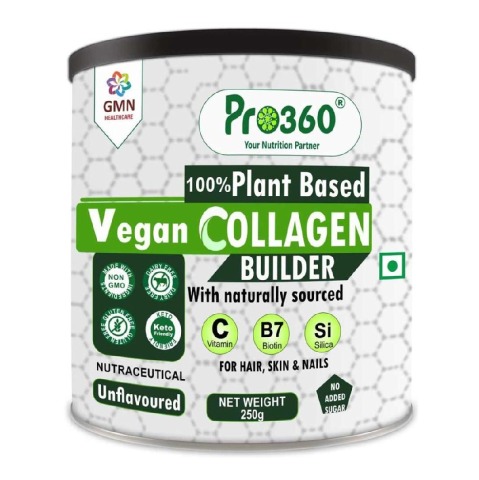 1 - PRO360 100% Plant Based Vegan Collagen Builder,  250 g  Unflavoured 