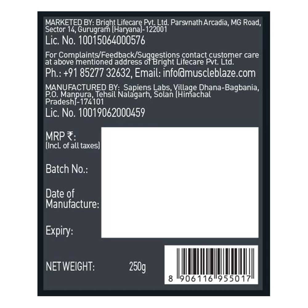 10 - MuscleBlaze CreaPRO Creatine with Creapure OP,  Melon Twist  0.55 lb 