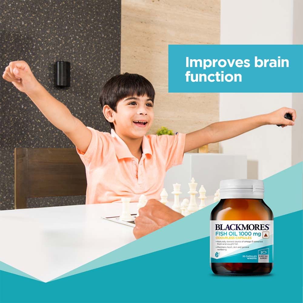 5 - Blackmores Fish Oil 1000mg,  30 capsules 