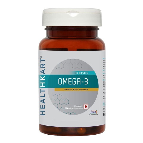 HealthKart Omega 3, 90 softgels HealthKart Omega 3, 90 softgels