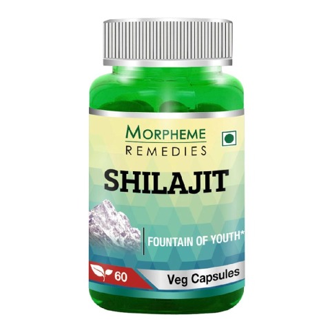 Morpheme Remedies Shilajit (500 mg), 60 veggie capsule(s) Morpheme Remedies Shilajit (500 mg), 60 veggie capsule(s)