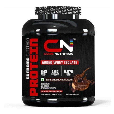 1 - Core Nutrition Extreme Whey Protein,  4.4 lb  Dark Chocolate 