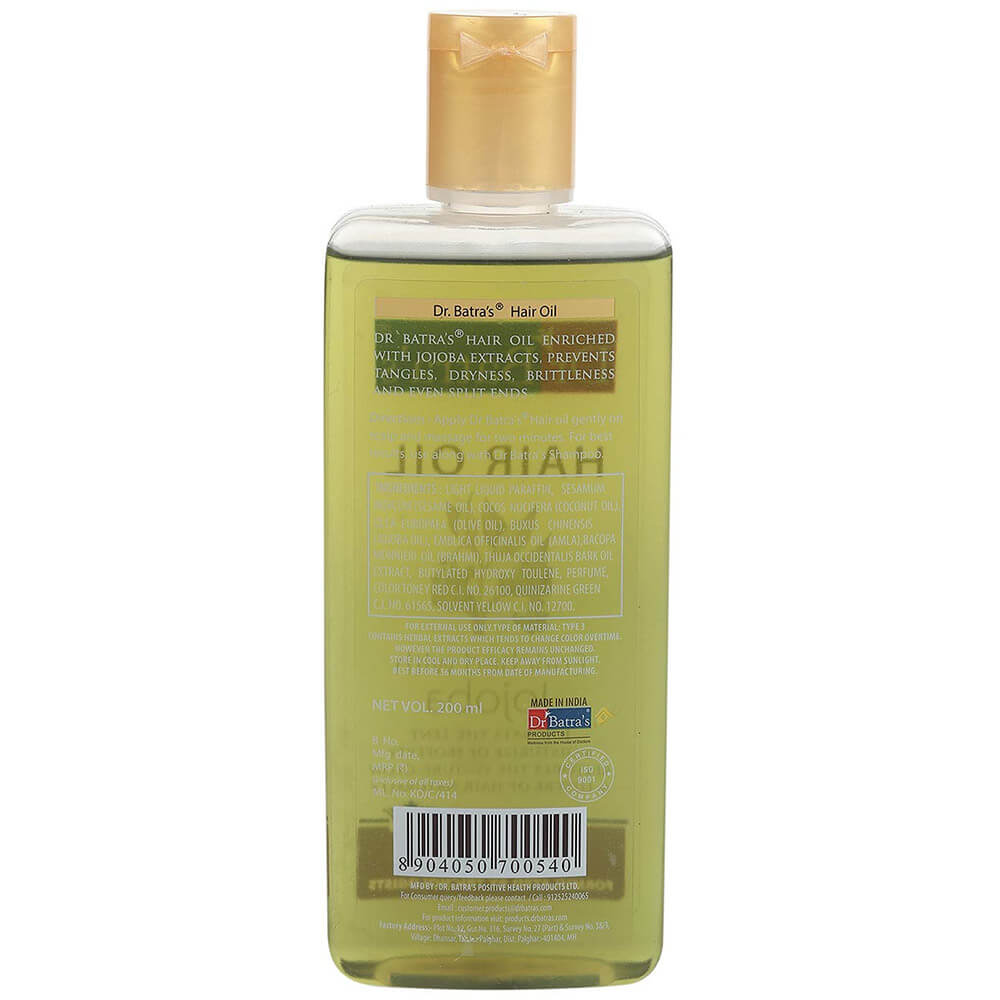 2 - Dr Batra's Hair Oil,  200 ml  Enriched with Jojoba 