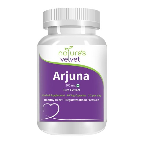 Natures Velvet Arjuna Pure Extract (500 mg), 60 capsules Natures Velvet Arjuna Pure Extract (500 mg), 60 capsules