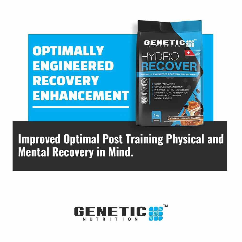 6 - Genetic Nutrition Hydro Recover,  2.2 lb  Toffee Fudge 