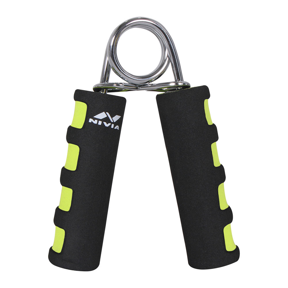 2 - Nivia Foam Hand Grip 2.0,  Black & Green 