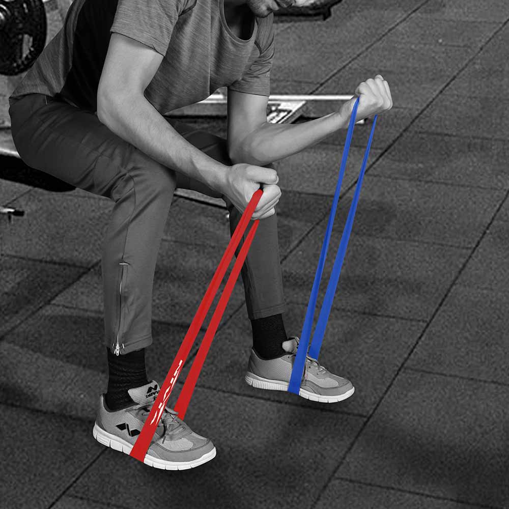 8 - Nivia Lateral Resistance Band 2.0,  Red  Level 4 (Heavy) 