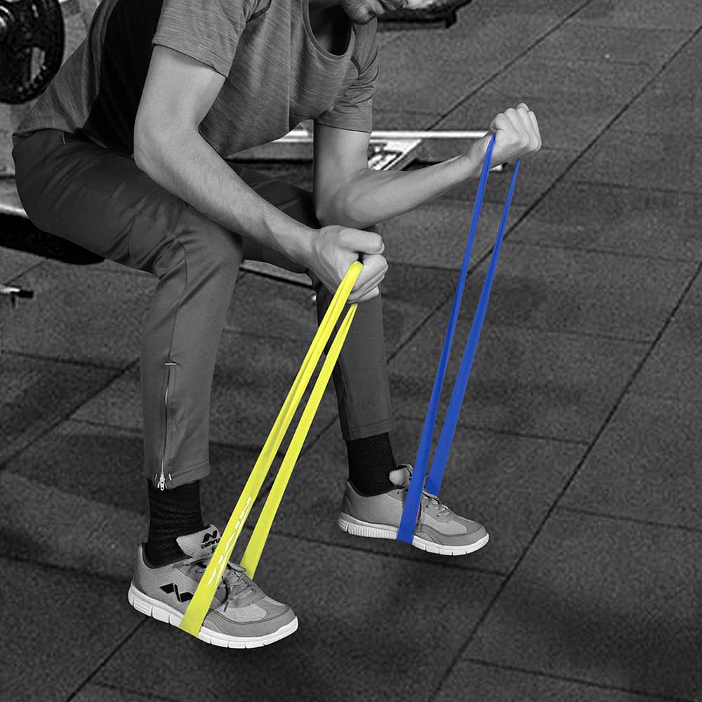 8 - Nivia Lateral Resistance Band 2.0,  Yellow  Level 1 (Light) 
