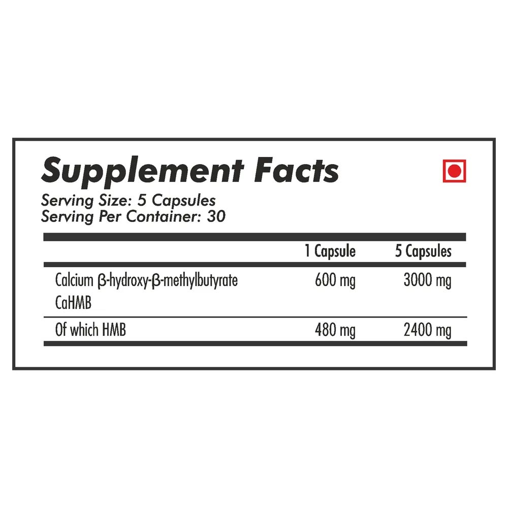 3 - Klr.Fit HMB 3000,  150 capsules  30 Servings  Unflavoured 
