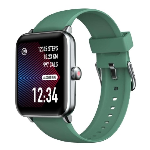 1 - Noise ColorFit Pro 3 Assist Smartwatch,  Smoke Green  Free Size 