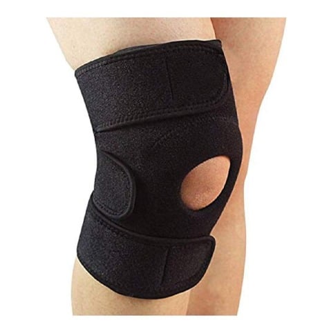 1 - Lycan Adjustable Knee Cap Support,  Black  Free Size 