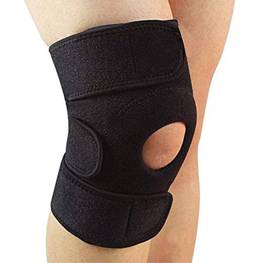 1 - Lycan Adjustable Knee Cap Support,  Black  Free Size 