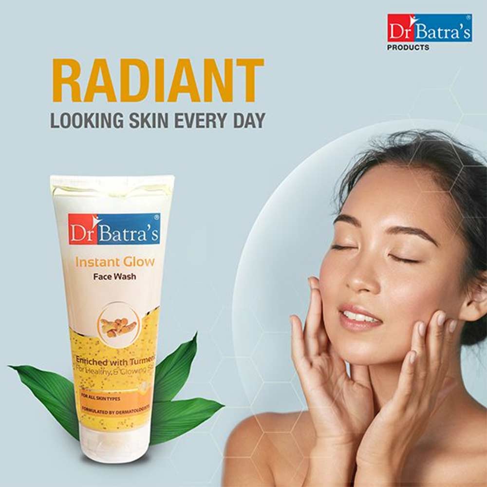 3 - Dr Batra's Instant Glow Face Wash,  200 g  for All Skin Type 