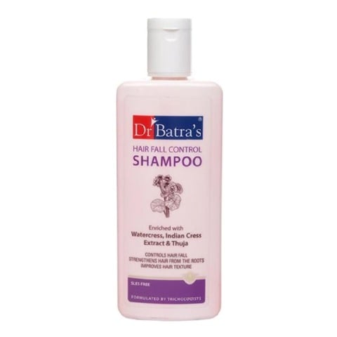 1 - Dr Batra's Hair Fall Control Shampoo,  200 ml  Enriched with Watercress, Indian Cress Extract & Thuja 