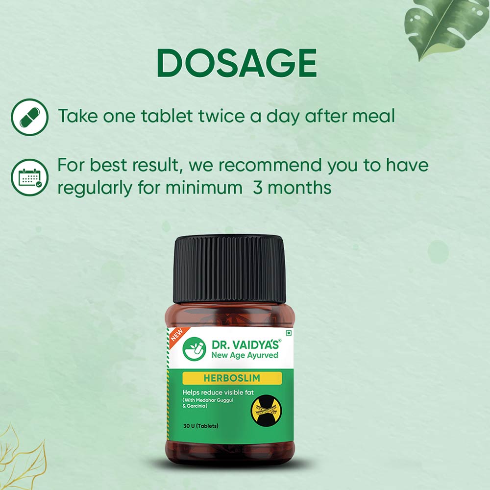 4 - Dr. Vaidya's Herboslim,  30 tablet(s) 