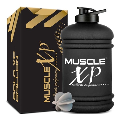 1 - MuscleXP BoldXP Gallon Water Bottle,  Black  2.2 L 