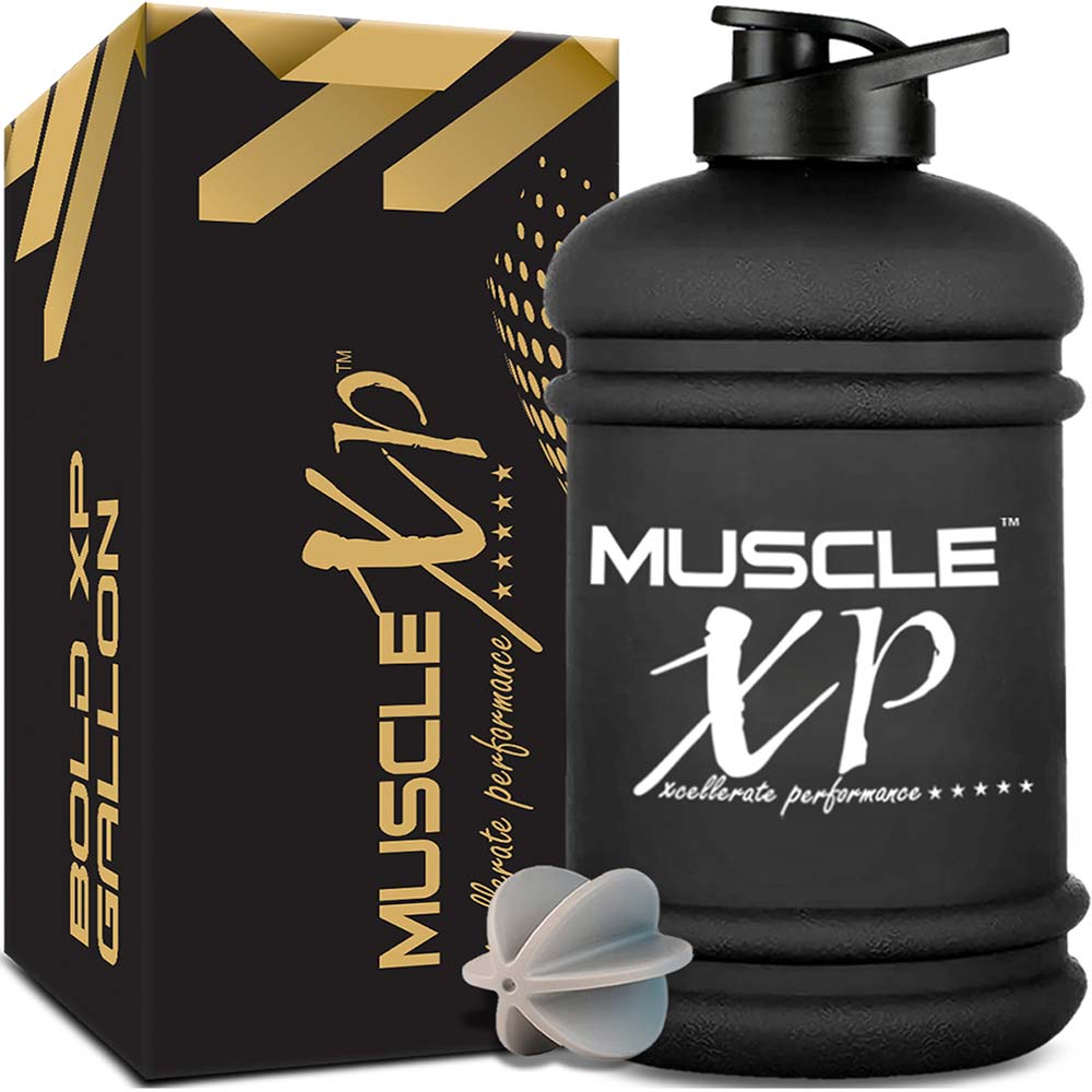 1 - MuscleXP BoldXP Gallon Water Bottle,  Black  2.2 L 
