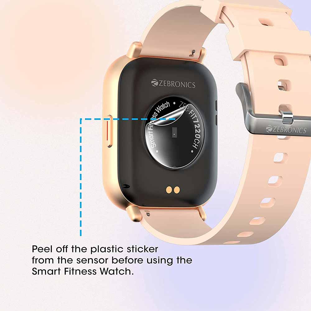 7 - Zebronics Zeb-FIT7220CH Bluetooth Smart Watch,  Gold  4.4 cm 