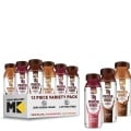 MuscleBlaze 18g Protein Shake (No Added Sugar), 12 Piece(s)/Pack Chocolate,Strawberry Cream & Cafe Mocha