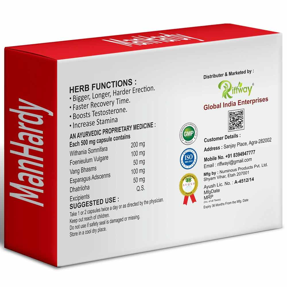 2 - Riffway Man Hardy,  10 capsules 