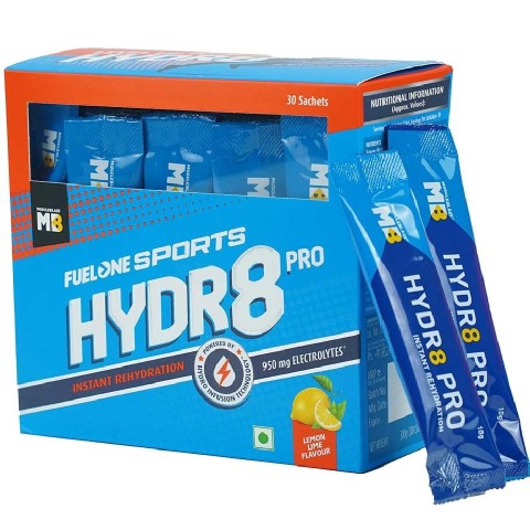 MB Fuel One Sports Hydr8 PRO, 30 sachets/pack Lemon Lime