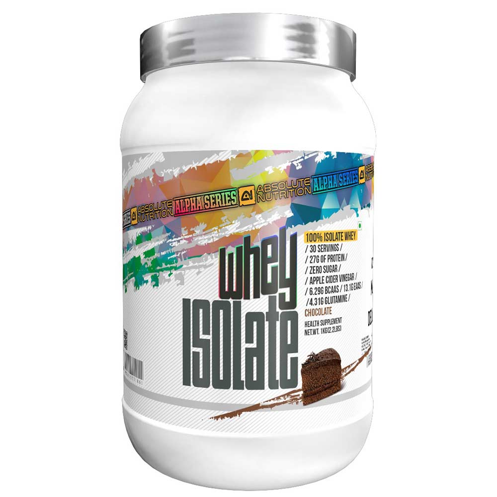 1 - Absolute Nutrition Alpha Whey Isolate Protein,  2.2 lb  Chocolate Paradise 