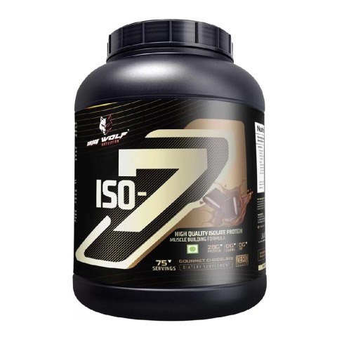 1 - Big Wolf Nutrition ISO-7 Isolate Protein, 5 lb Gourmet Chocolate
