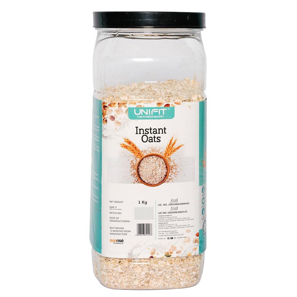 5 - UNIFIT Instant Oats,  1 kg  Unflavoured 