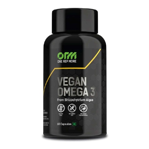 1 - One Rep More Vegan Omega 3,  60 capsules 