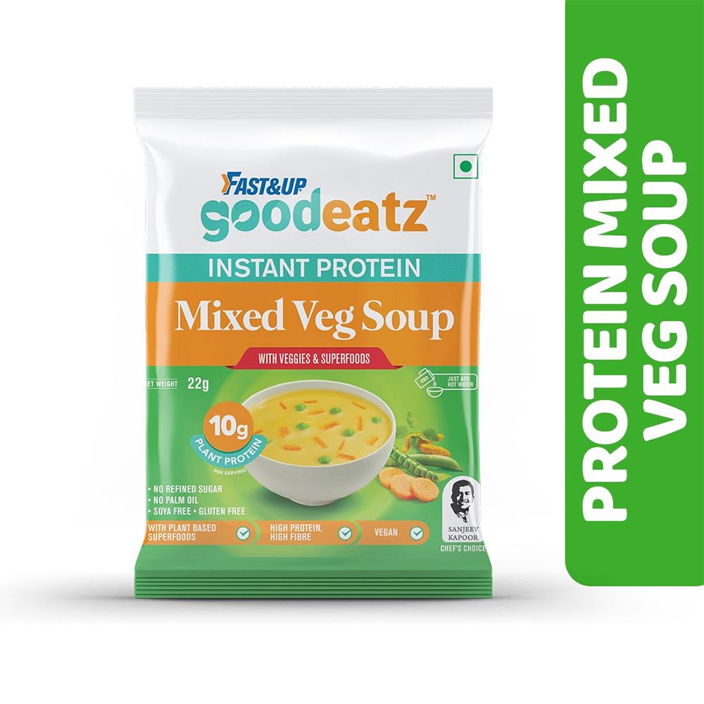 2 - Fast & Up GoodEatz Mixed Veg Soup,  22 g  Unflavoured 